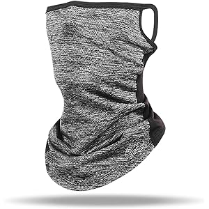 DaLaCa AIR フェイスカバー UVカット 冷感/国内アウトドアメーカーが販売する 息苦しくない 洗える 耳掛けタイプ 収納ケース付き