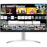 LG スマートモニター / 32SQ730S-W 31.5インチ/作業効率アップ、ビジネス、映画、VOD視聴/ 4K / webOS22搭載 / VA/アンチグレア/AirPlay 2 /チルト、高さ調整対応/USB Type-C､eARC対応HDM
