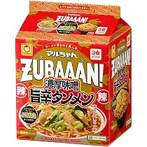 Amazon.co.jp: ZUBAAAN! ズバーン 4種類セット(計12食) 背脂濃厚醤油 3