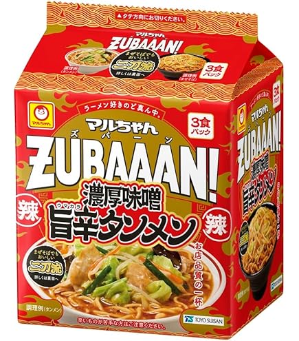 Amazon.co.jp: 6種類セットズバーン3食パック (計18食) 背脂濃厚醤油