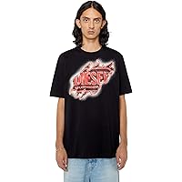 [ディーゼル] メンズ Tシャツ スクラッチ ロゴ A097540AAXJ