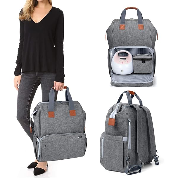 Luxja Breast Pump Backpack with Pockets 