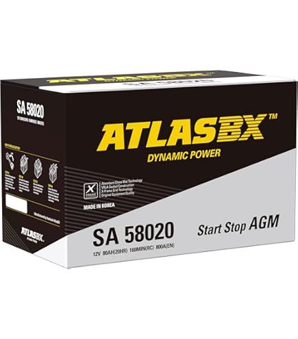 Amazon.co.jp: ATLASBX [ アトラス ] 輸入車バッテリー アイドリング