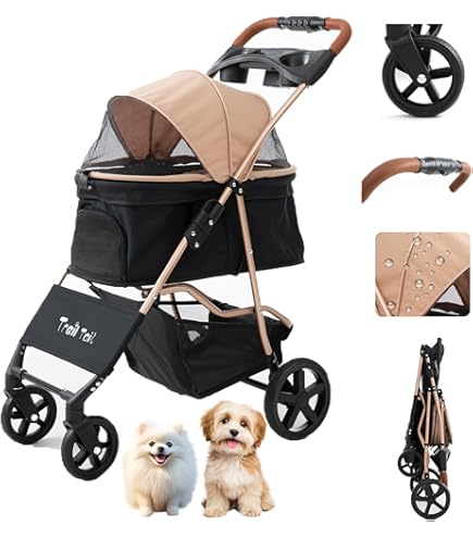 Amazon.co.jp: Wedyvko トラベルポータブル犬用ベビーカー ペット