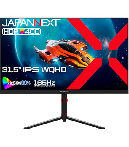 Amazon.co.jp: JAPANNEXT 31.5インチ ゲーミングモニター 165Hz 1ms 