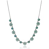 Lucky Brand Turquoise Collar Necklace, One Size, Metal