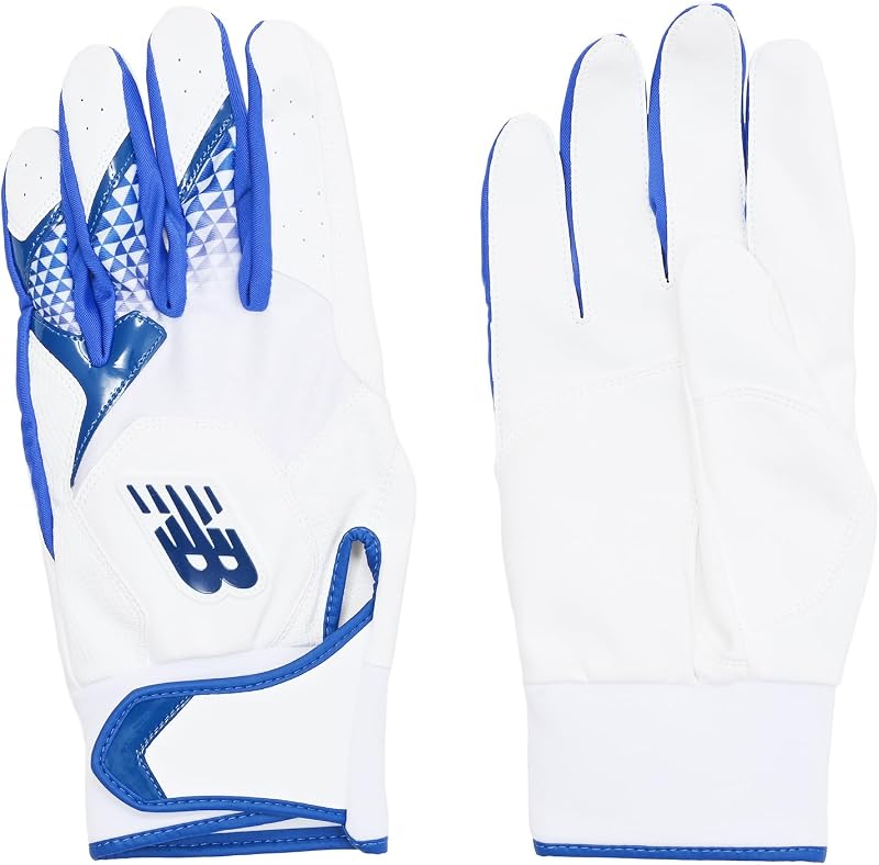 New Balance LAG45604 Washable Batting Gloves, Baseball Gloves, Two Hands, Hitting Gloves