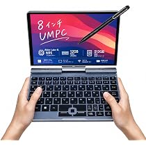 8インチ ミニノートパソコン 日本語キーボード・日本語システム