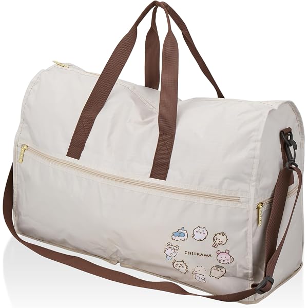 Amazon | 折りたたみボストンバッグ ちいかわ Lサイズ 容量38L スーツ