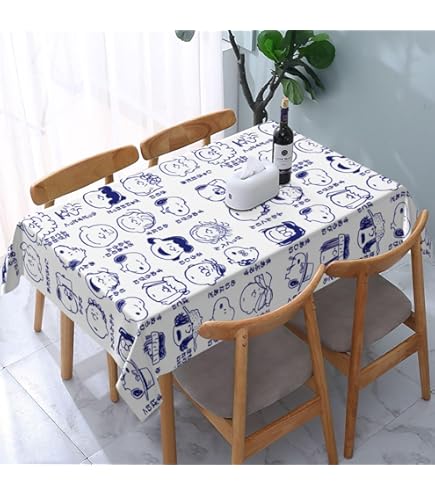 Amazon｜ミッフィー テーブルクロス 上質な防水防油生地で作られてい