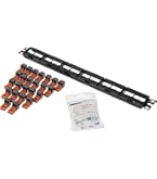 Amazon.co.jp: パンドウイット Cat6Aモジュラーパッチパネルキット 24