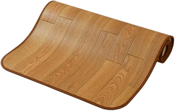 Wood grain kitchen mat. - 1