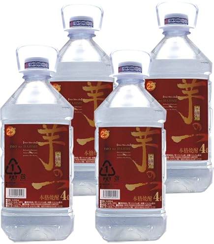 焼酎 飫肥杉 20° 4L×4本   4000ml×4本セット Amazon.co.jp: 井上酒造 爽 飫肥杉ペット [ 焼酎 20度 宮崎県 4000ml