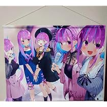 Amazon.co.jp: C99 まかろん大帝 がおう 湊あくあタペストリー 五等分 
