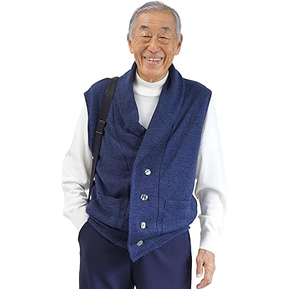 Amazon | [ココわく] 日本製 紳士 ウールアルパカ混 長寿祝い ニット