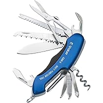E-Value マルチプライヤー 12機能 ケース付き アウトドア・キャンプ向け EMP-3 ブルー 作業用・大工用・アウトドア用 Amazon | イーバリュー(E-Value) マルチツール プライヤー 12機能