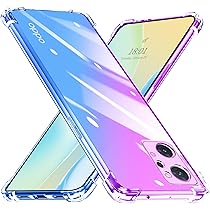 OPPO Reno7 A 本体 ブルー ケース付き LooCo Official Shop / [ LOOF BASIC-SHELL SLIM CARD ] OPPO