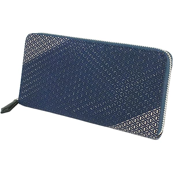 Amazon | [印傳屋] 印伝 財布 長財布 束入Y ラウンドファスナー 鹿革