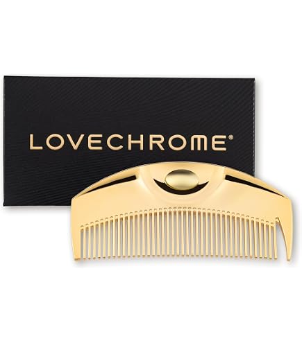 Amazon.co.jp: LOVE CHROME K24GP Bangs Comb Gold [Official Shop