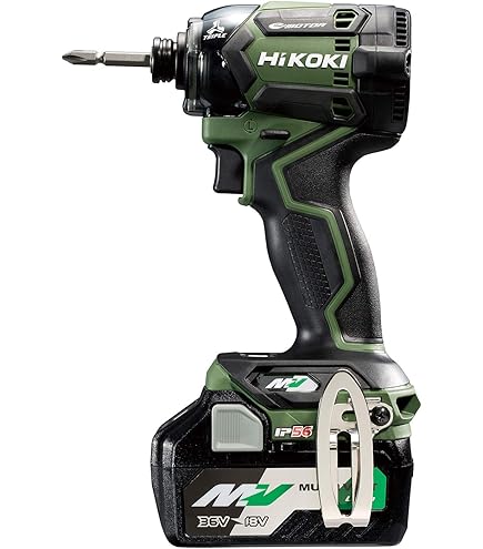Amazon.co.jp: HiKOKI(ハイコーキ) 36V Impact Driver, Forest Green