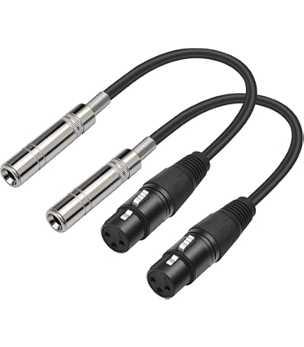 Amazon | KIKUTANI 変換ケーブル モノラルフォンメス XLRオス接続