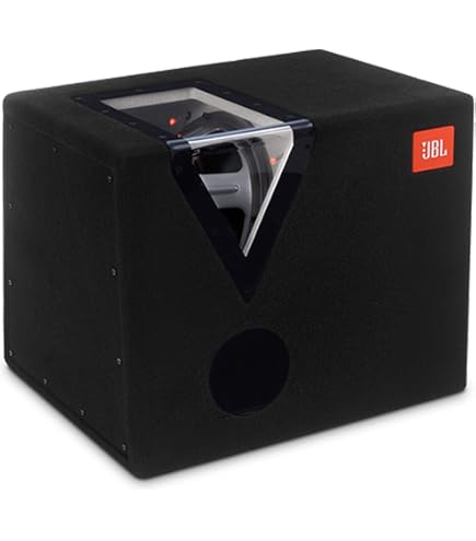 JBL ボックス型ウーファー ブラック 楽天市場】JBLセット サブウーファー12SWMS350 ウーハーボックス
