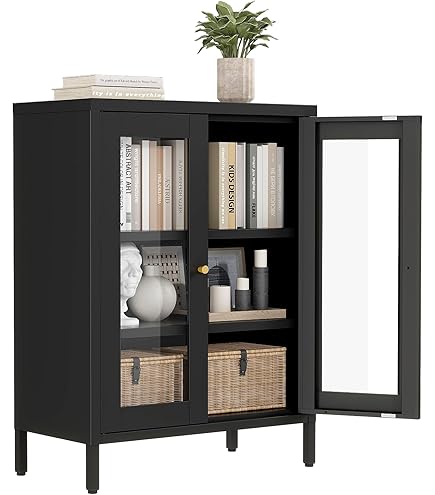 Amazon｜IKEA/イケア HAUGA/ハウガ：ハイキャビネット 扉2枚付