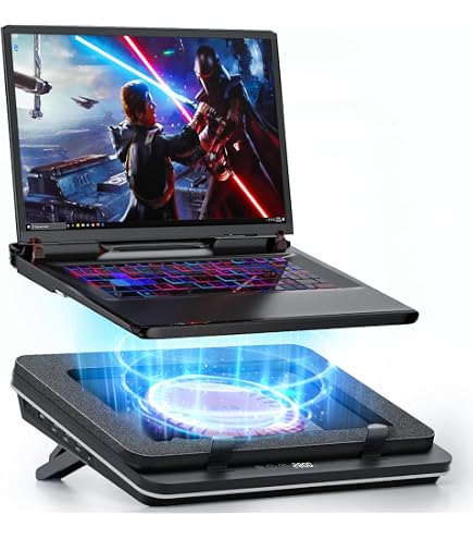 Refroidisseur Portable Cooler Master NotePal I300 - Ventilateur 160mm, 2 Hauteurs, Support Jusqu'à 17 Pouces