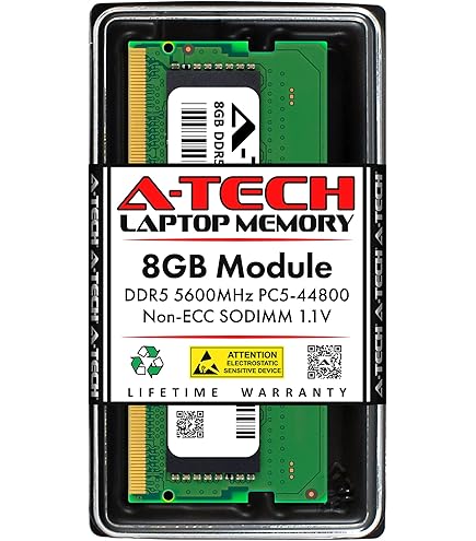 Samsung 8GB DDR5 5600MHz PC5-44800 CL46 SODIMM 1Rx16 Single Rank