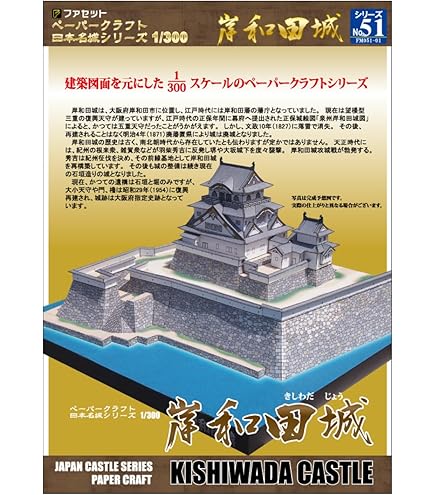 Amazon | 【ファセット】ペーパークラフト日本名城シリーズ1/300 大洲