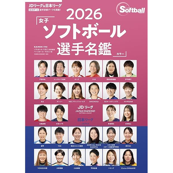2025女子ソフトボール選手名鑑: B・Bムック (B.B.MOOK) | ソフトボール
