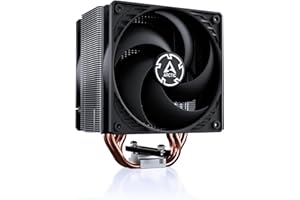 ARCTIC Freezer 36 (black) - Single-tower CPU Cooler with push-pull, Two pressure-optimised 120 mm P fans, Fluid dynamic beari