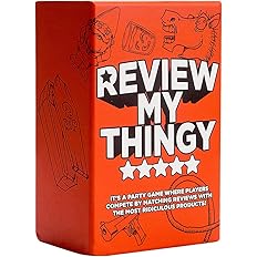 Amazon Review My Thingy パーティーゲーム 面白いレビューのために競争 面白い商品レビューゲーム ランダムでばかげたカードコンボ カードゲーム トランプ おもちゃ