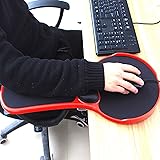 椅子用コンピュータ肘掛け、非常に頑丈 マウスパッド アームレスト リストレスト、マウスが滑り落ちないように設計、アーム 姿勢 改善 痛みを解消