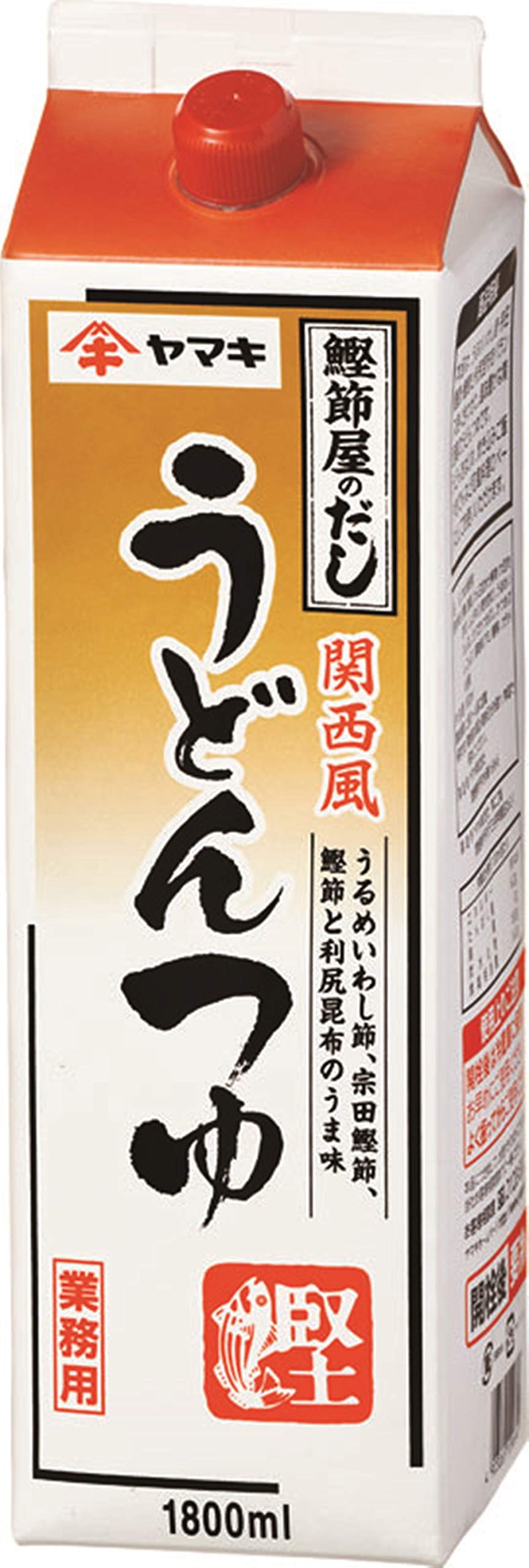 【54%OFF】【725円（定期便652円）】 ヤマキ 関西風うどんつゆ 紙パック 1800ml