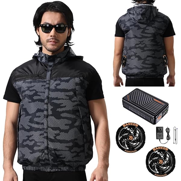 Amazon.co.jp: [mobason] 空調作業服 ファンバッテリーセット 53V超高