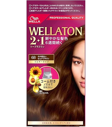 Amazon | Wella ウエラトーン 2+1 白髪染め クリームタイプ 6CL やや