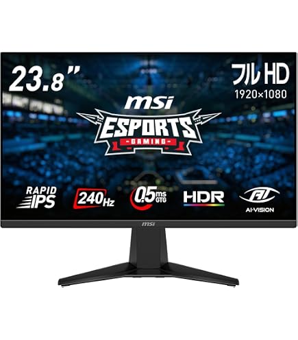 Amazon.co.jp: MSI MAG 255F E20 25インチ 1920 x 1080 (FHD