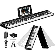 Amazon | TERENCE 電子ピアノ 88鍵盤 折り畳み式 キーボード