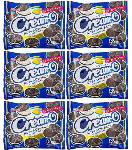 Amazon.co.jp: クリームオーバニラ味 14枚×16袋 : 食品・飲料・お酒