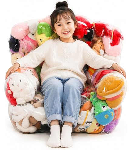 Amazon.co.jp: Tbfyou ぬいぐるみ ソファ、ぬいぐるみ収納椅子
