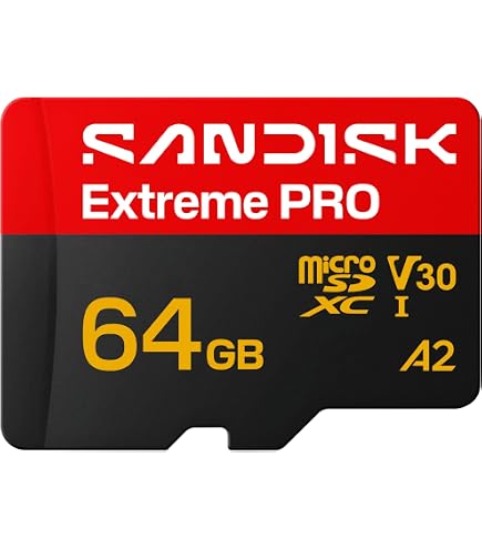 Amazon | マイクロSD 64GB サンディスク Extreme PRO microSDXC A2