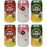 台湾ビール マンゴー・ライチ・パイナップル 缶 ビール 330ml（6本セット）