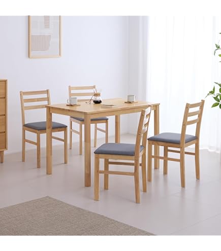 TANGKULA ダイニングテーブルセット 4人用 ダイニングテーブル 5点セッ Amazon｜TANGKULA ダイニングテーブルセット 4人用 ダイニングテーブル