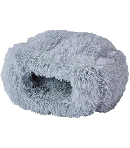 Amazon | カインズ(CAINZ) もこもこトンネルベッド ジャガードグレー