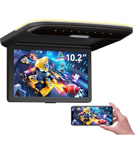 Amazon | 【F1014BH】 10.2インチフリップダウンモニター LEDバック