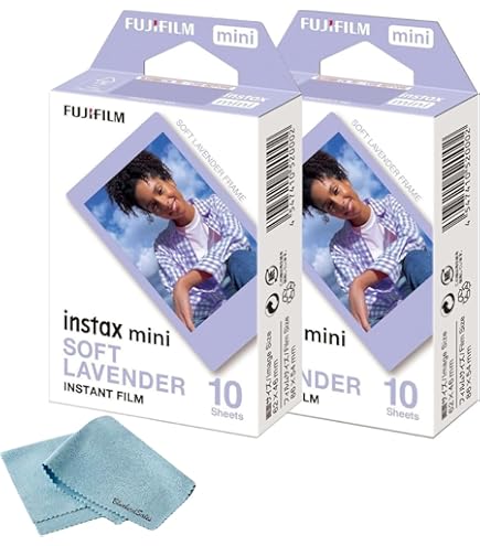 Amazon | Fujifilm Instax Miniインスタントフィルム2パックバンドル