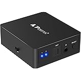 Portta SPDIF/TosLink デジタル 光ファイバー オーディオスプリッタ オーディオ切替器 スイッチ2×1（ 2入力1出力 ）Apple TV PS4 Xbox Sound Bar TV Blu-ray DVD対応