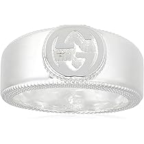 GUCCI インターロッキングG シルバーリング 15号