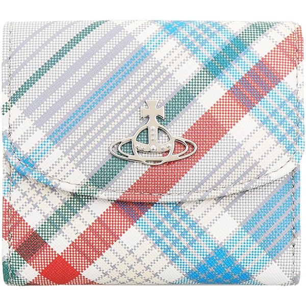 Vivienne Westwood 二つ折り財布 レアなスプラッシュ チェック ヴィヴィアンウエストウッド Vivienne Westwood 二つ折り財布